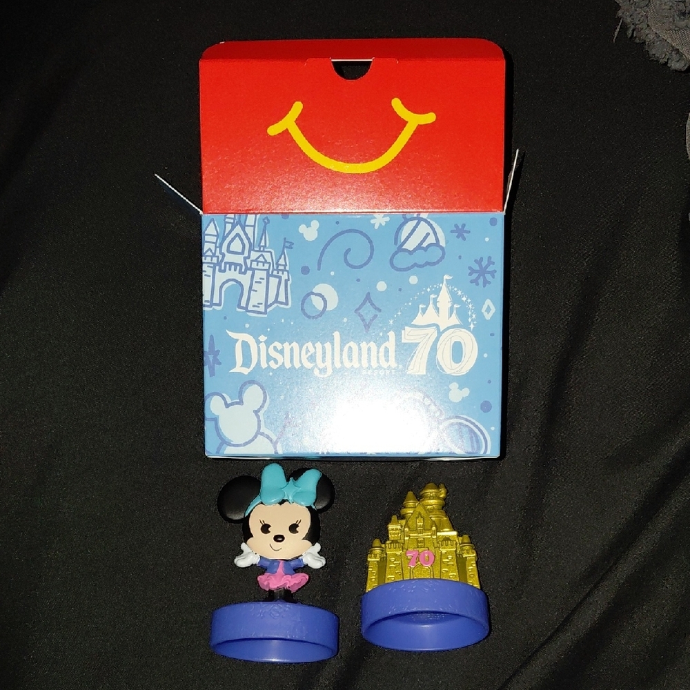 Disney 70 Mcdonalds Toys Minnie And Gold Castle